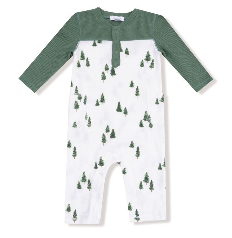 Romper w/contrast sleeve Angel Dear