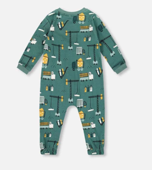 H20PA40US  Teal Construction One Piece
