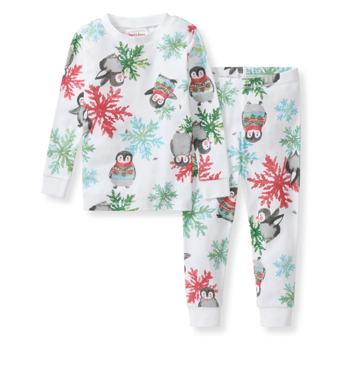 Cozy Penguins 2pc organic cotton pajamas
