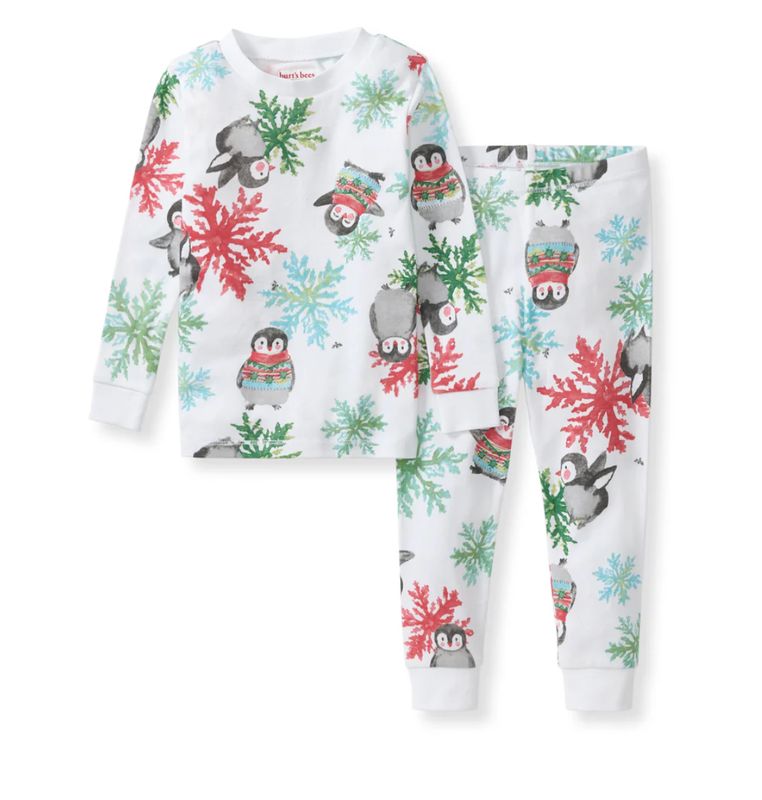 Cozy Penguins 2pc organic cotton pajamas