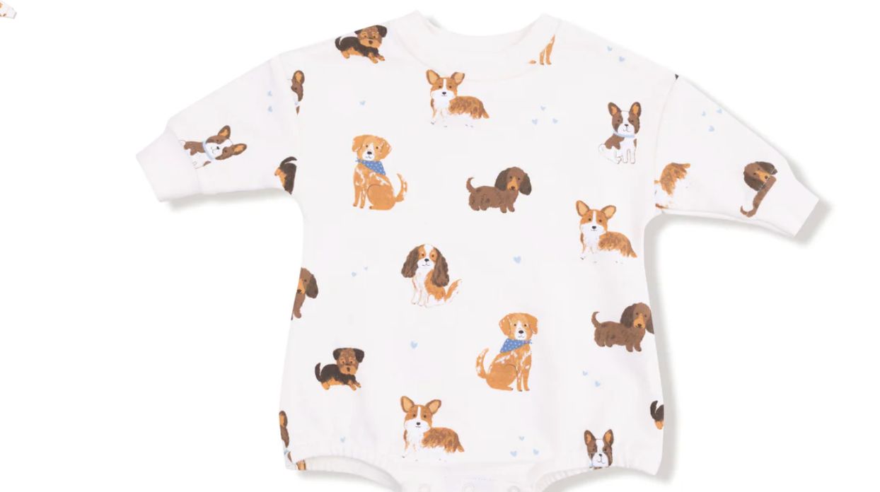 French Terry Best Friend Dogs Sweatshirt Bubble