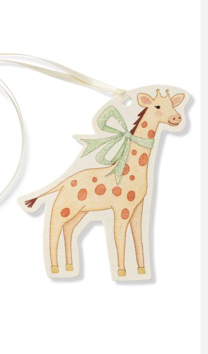 Giraffe Pretty Gift Tag