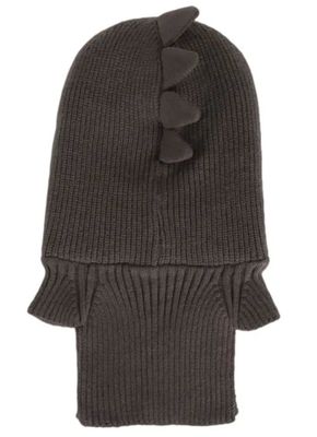 W2505 Knit Balaclava Dino Hat