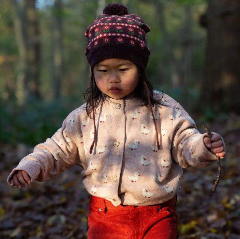 Little Ducks Knitted Cardigan