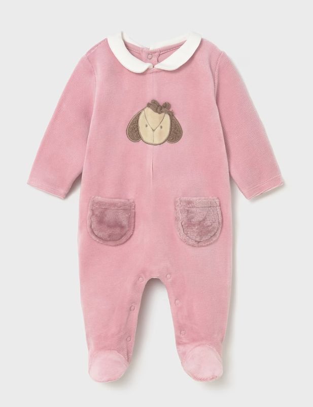 2702 Velour Puppy Onesie
