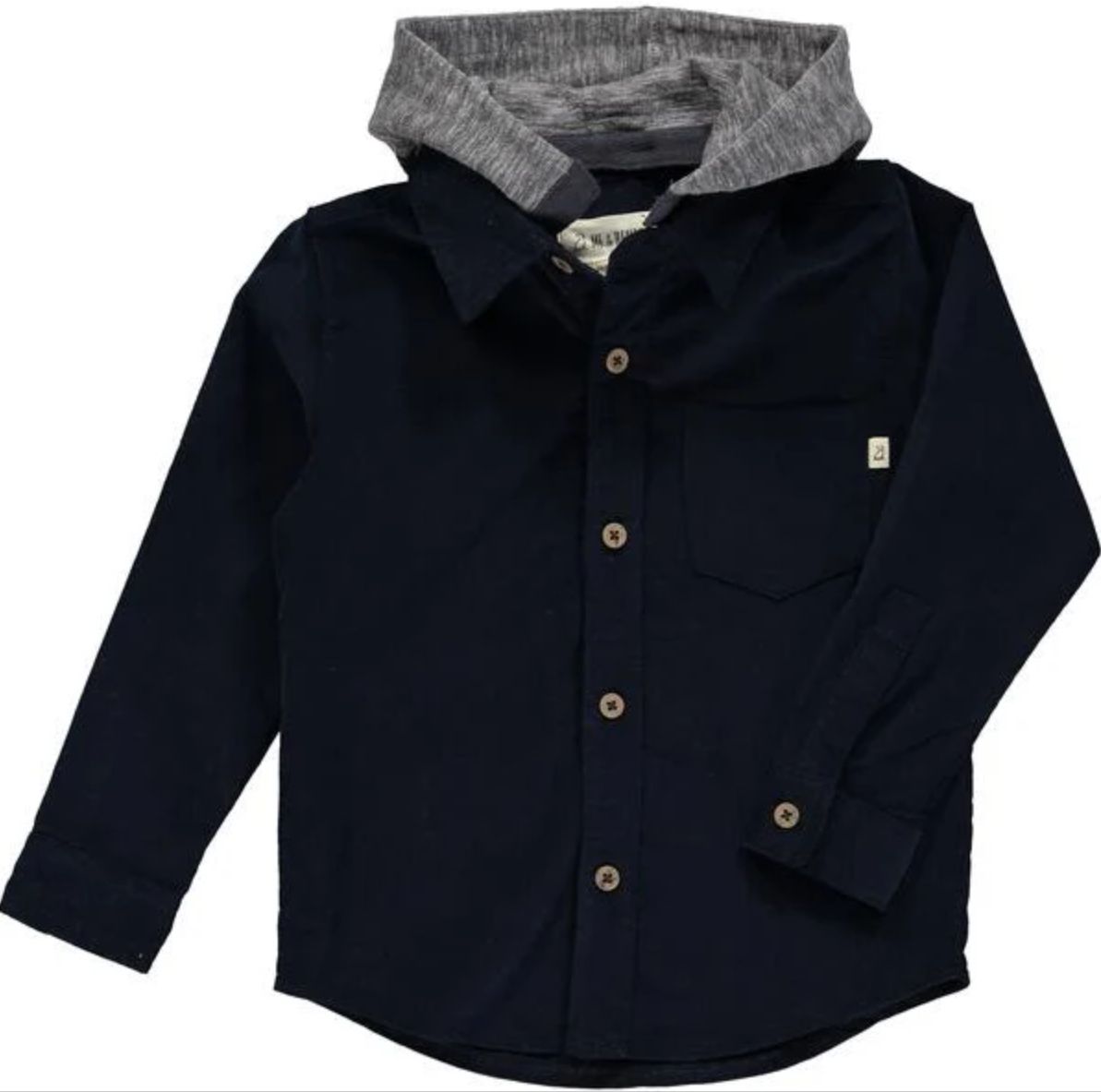 HB922A Erin micro cord hooded shirt
