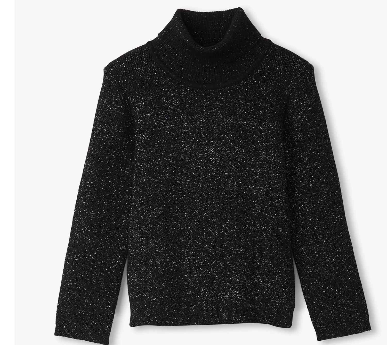Black Glitter Turtleneck