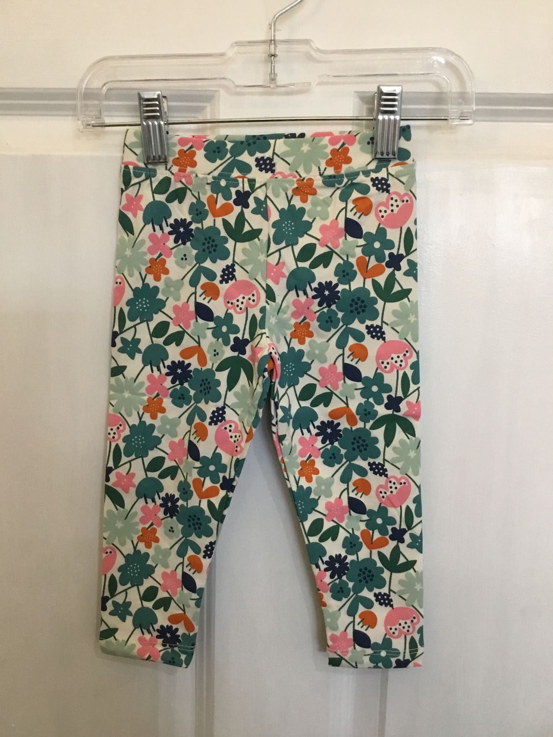 14215 Printed Floral Leggings