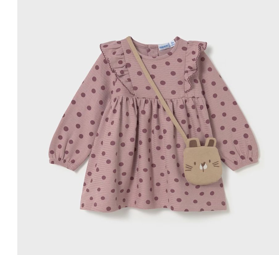 2920 Printed Dress w/ Purse