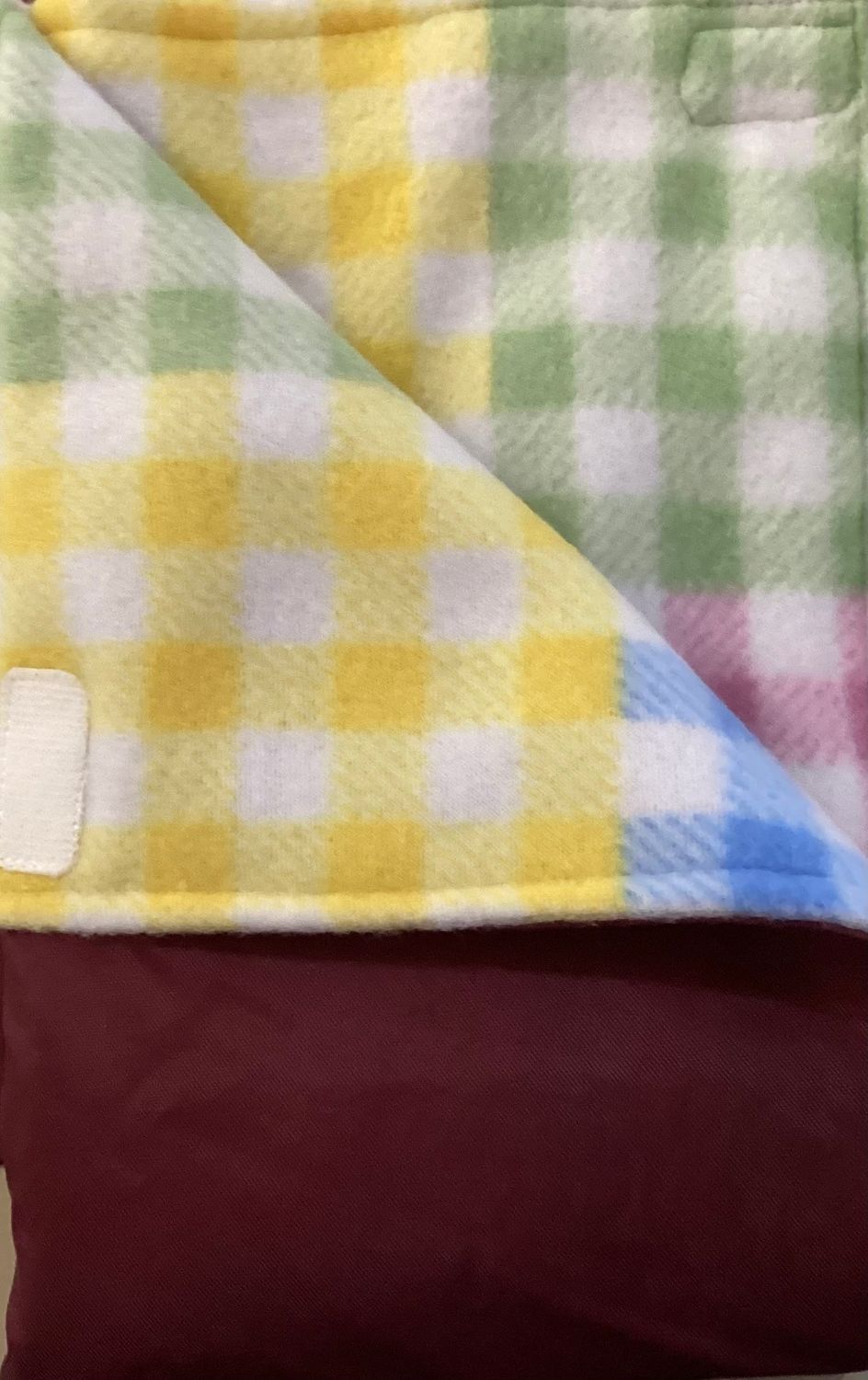 MROB Burgundy Pastel Plaid