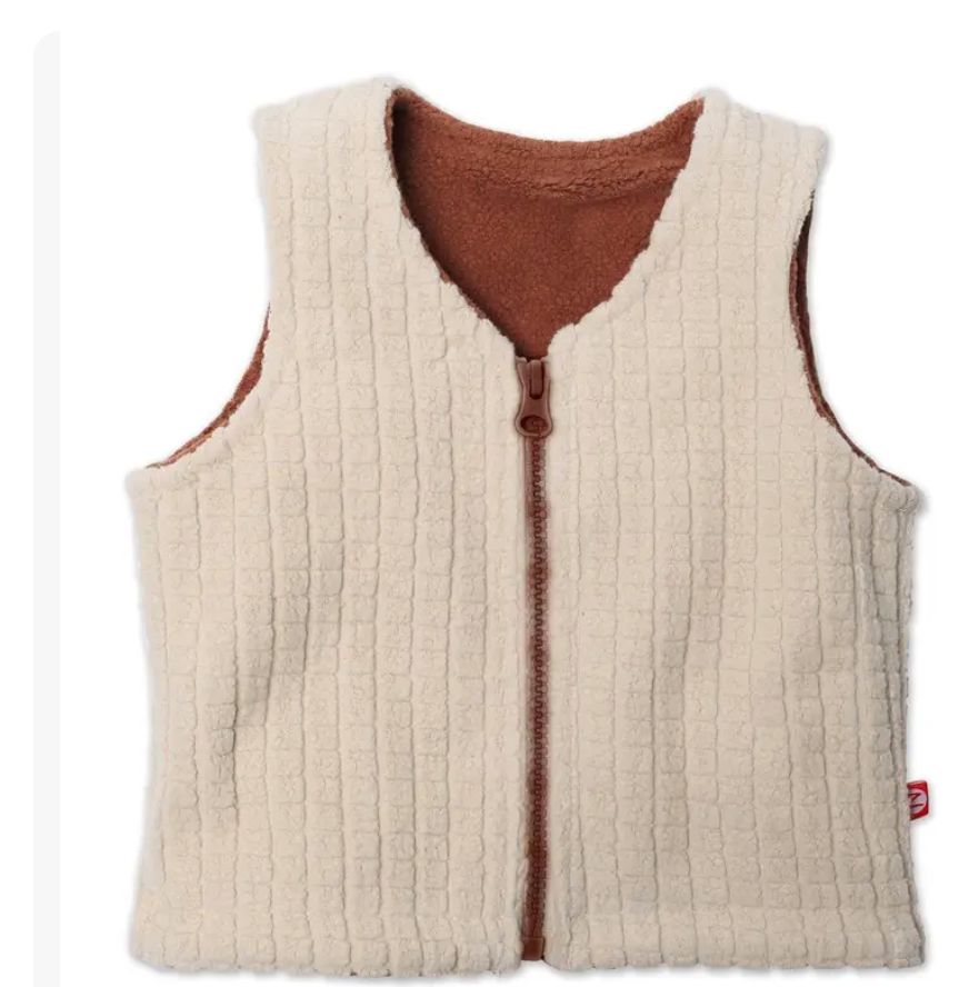 Waffle Cozy Reversible Vest