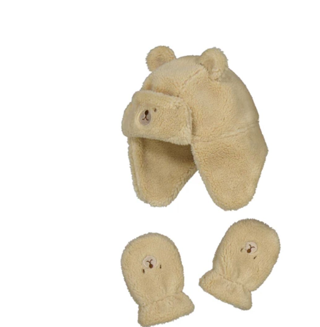 10023 Bear Hat &amp; Glove Set