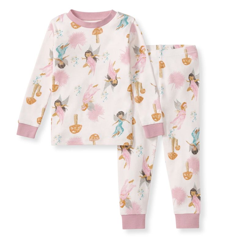 Fairy Garden organic pj set.