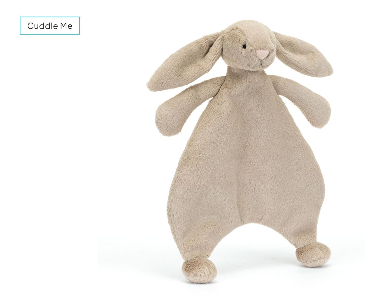 Bashful Beige Bunny Comforter