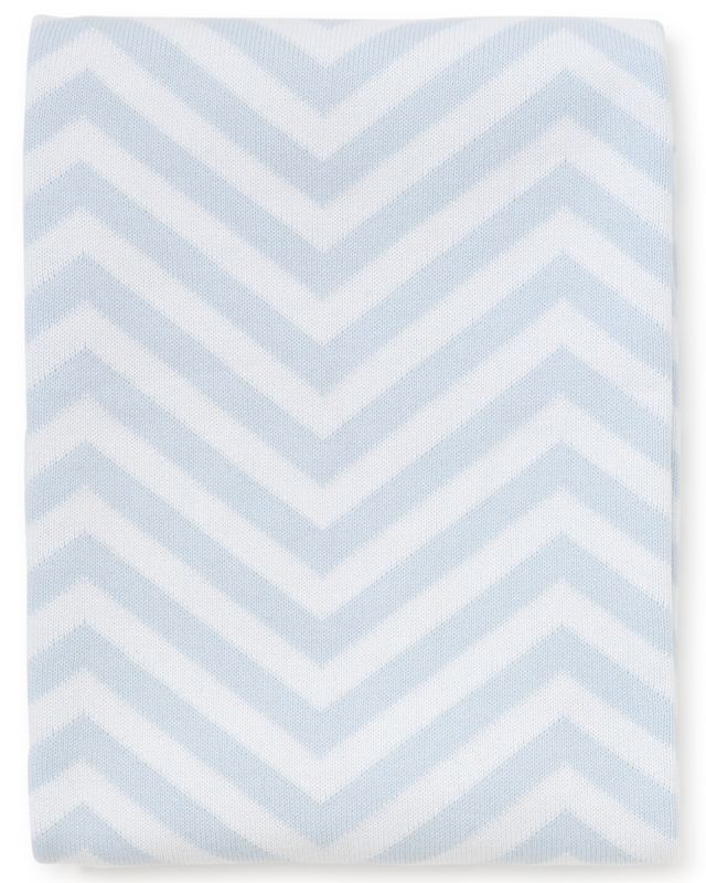 Kissy Kissy Chevron Knit Blanket