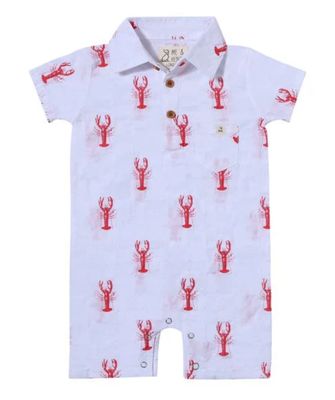 Lobster Printed Romper