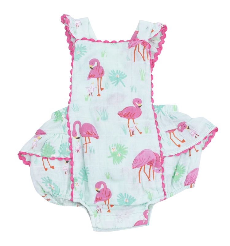 Angel Dear ruffle sunsuit