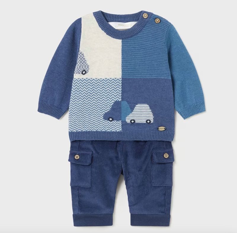 2529 car sweater &amp; cord set