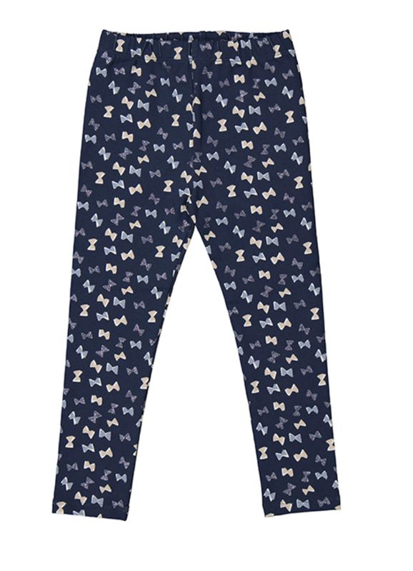 4704 navy bow leggings