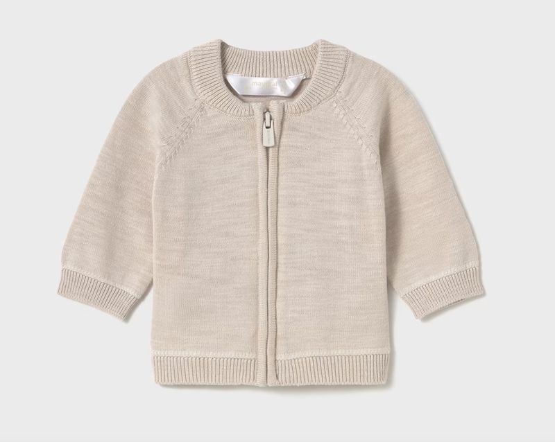 1395 linen dress zip cardigan stone