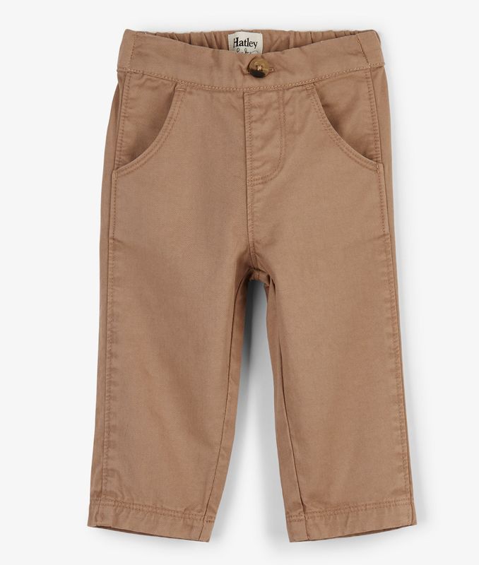 khaki baby twill pants