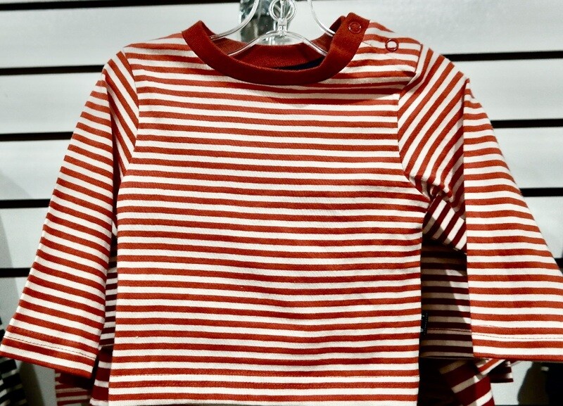Jojo infant tomato stripe L/S tee
