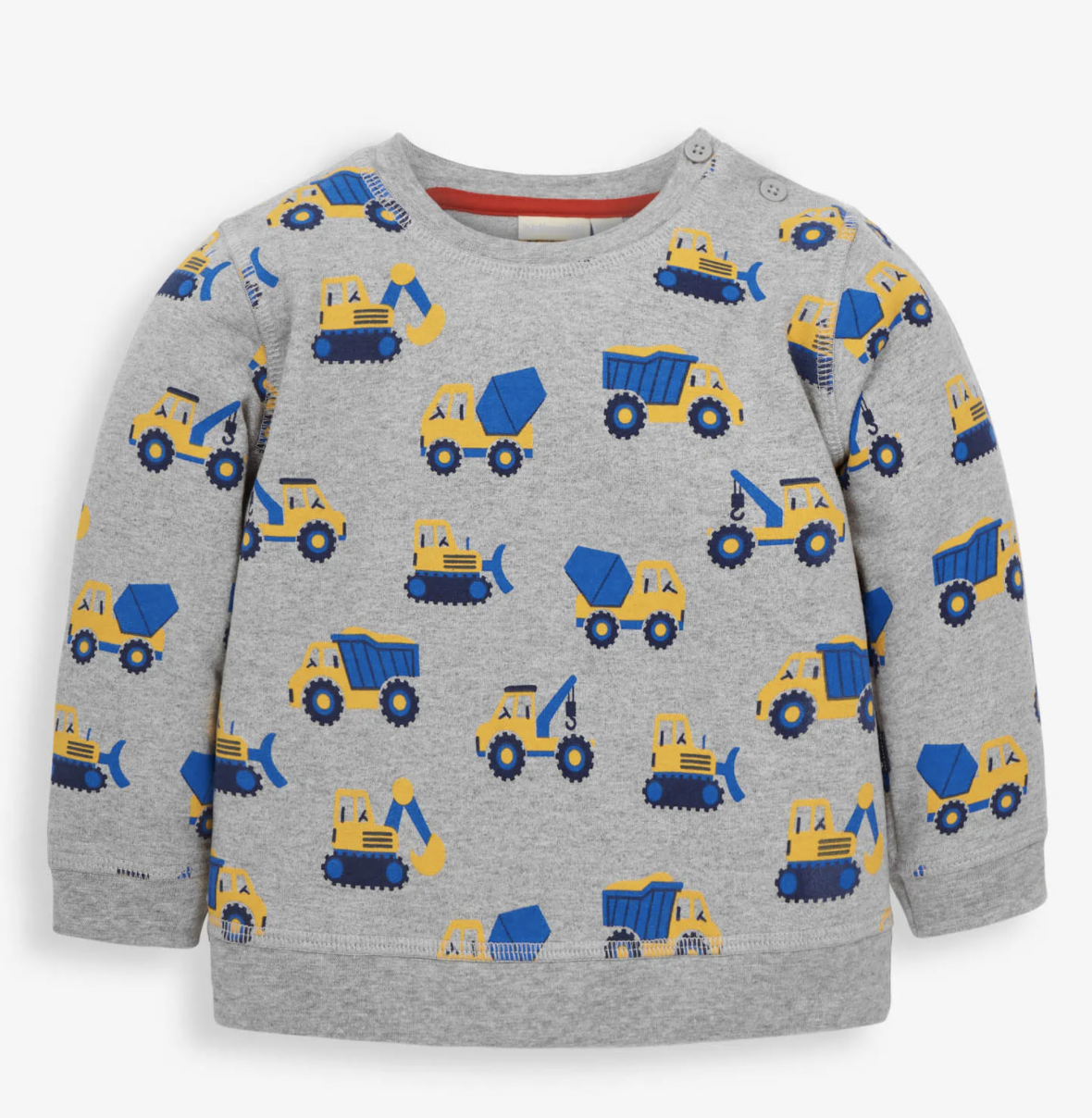 Construction Print Sweatshirt 6-12 mos.