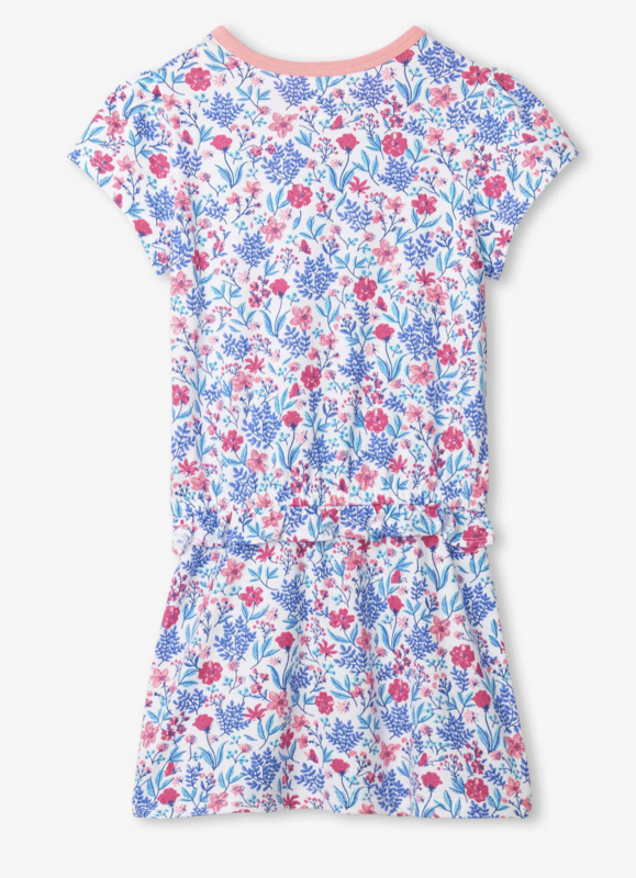 Wild Flowers Ruffle Waist Dress