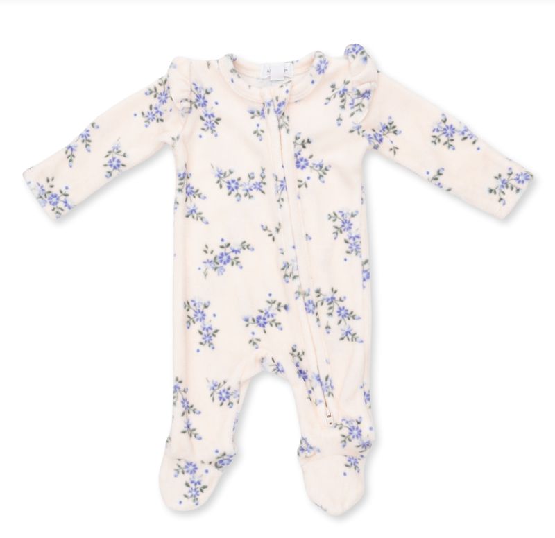  Footie 2 Way Zipper Angel Dear