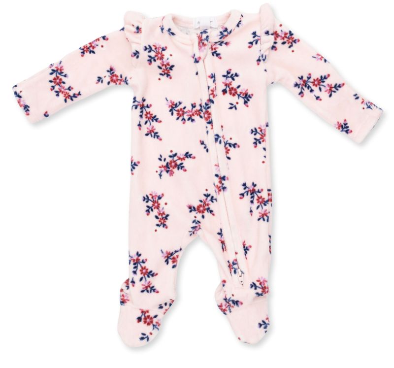  Footie 2 Way Zipper Angel Dear