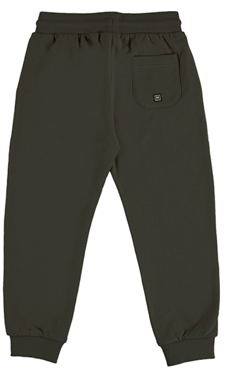 basic cuffed fleece trousers