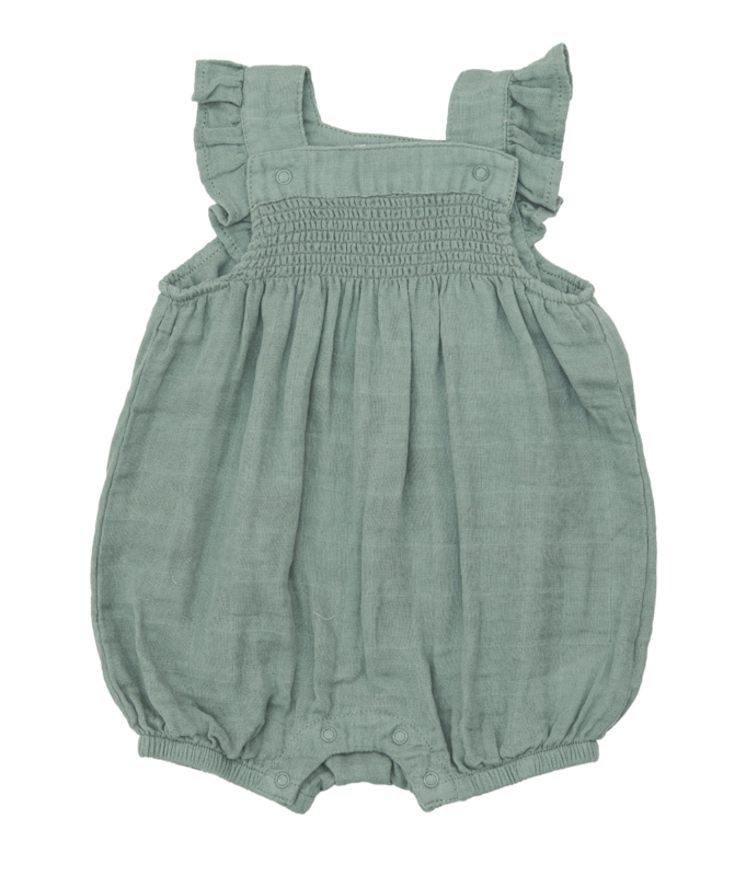 Smocked Shortie Overalls Angel Dear