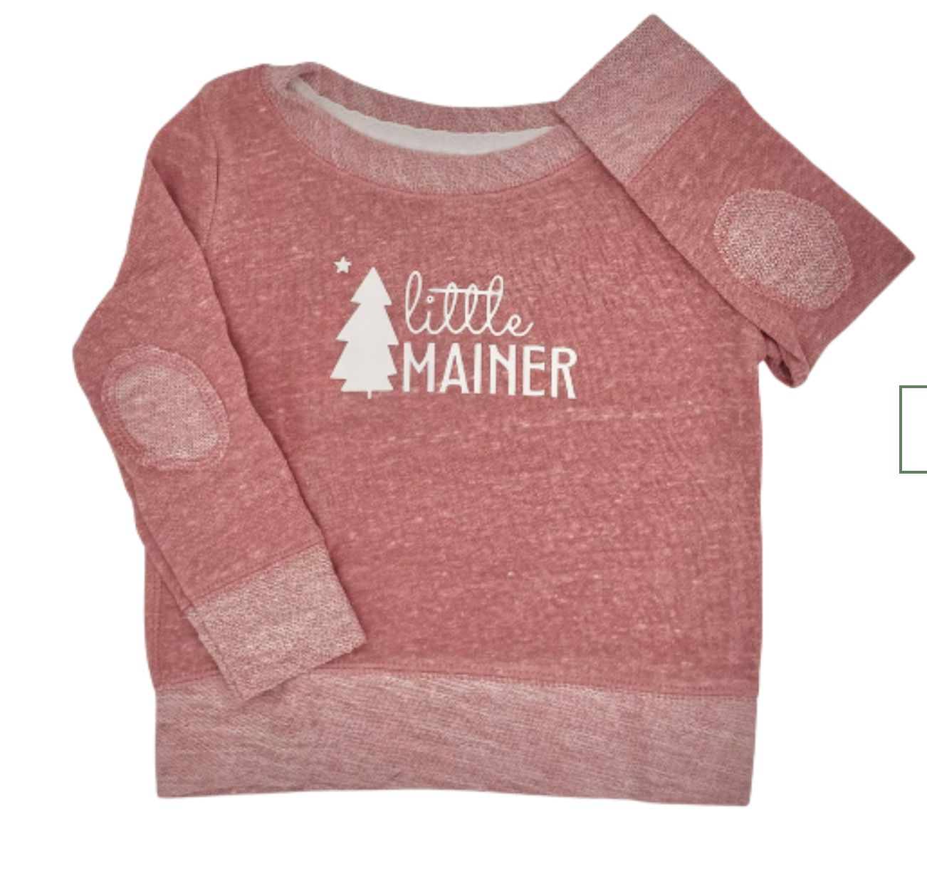 Little Mainer patched sweatshirt