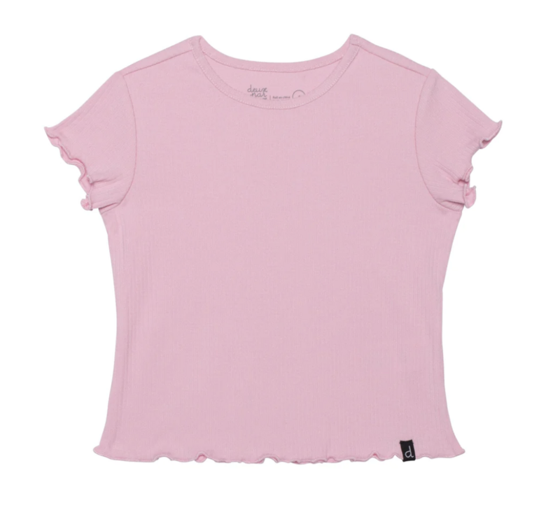 ribbed cap sleeve tee 101 378 620