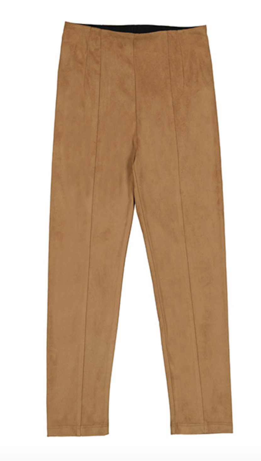 7742 faux suede leggings 