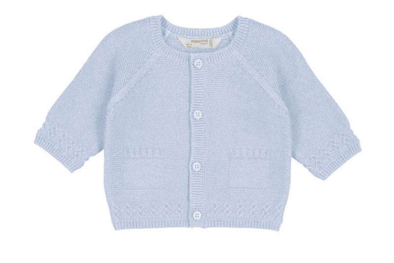 2301 infant wool blend knit cardigan