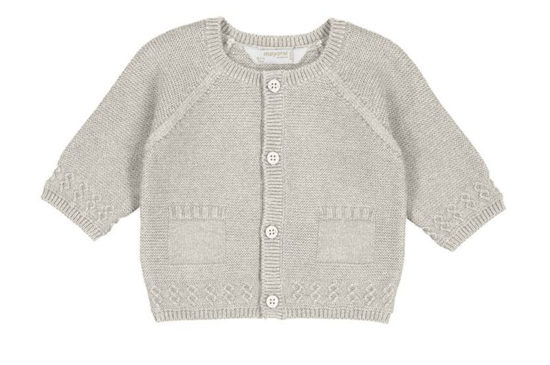 2301 infant wool blend knit cardigan