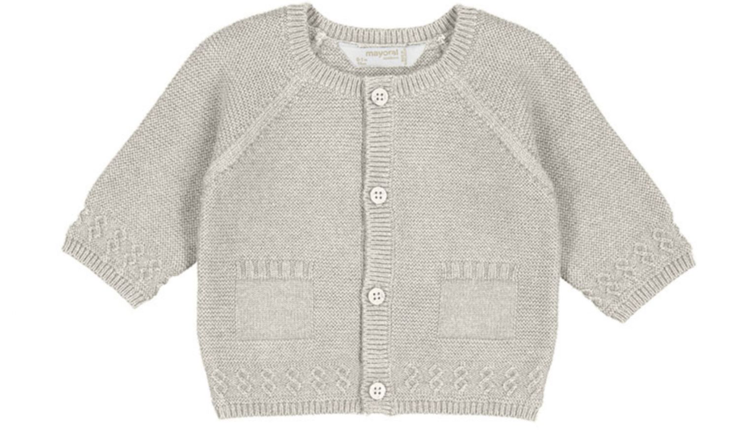 2301 infant wool blend knit cardigan