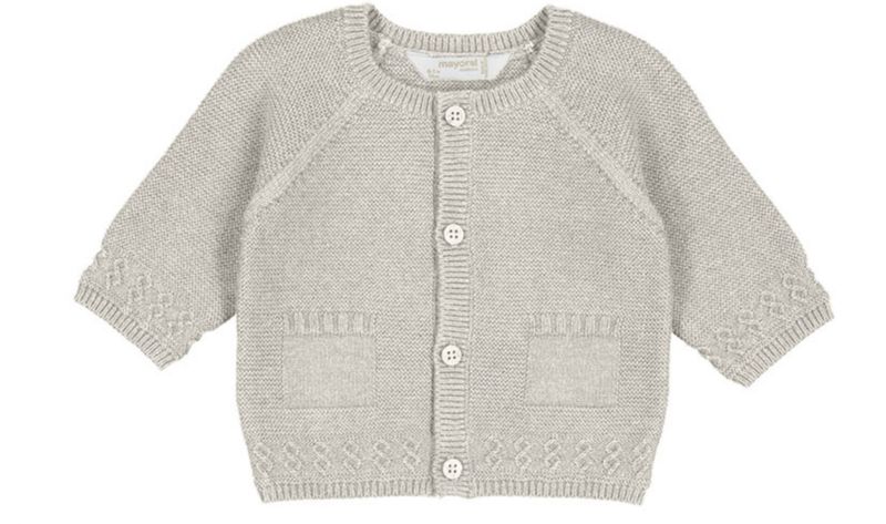 2301 infant wool blend knit cardigan