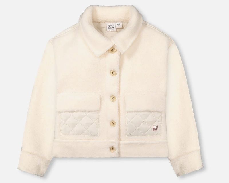 F20G50 Sherpa Jacket with quilted collar