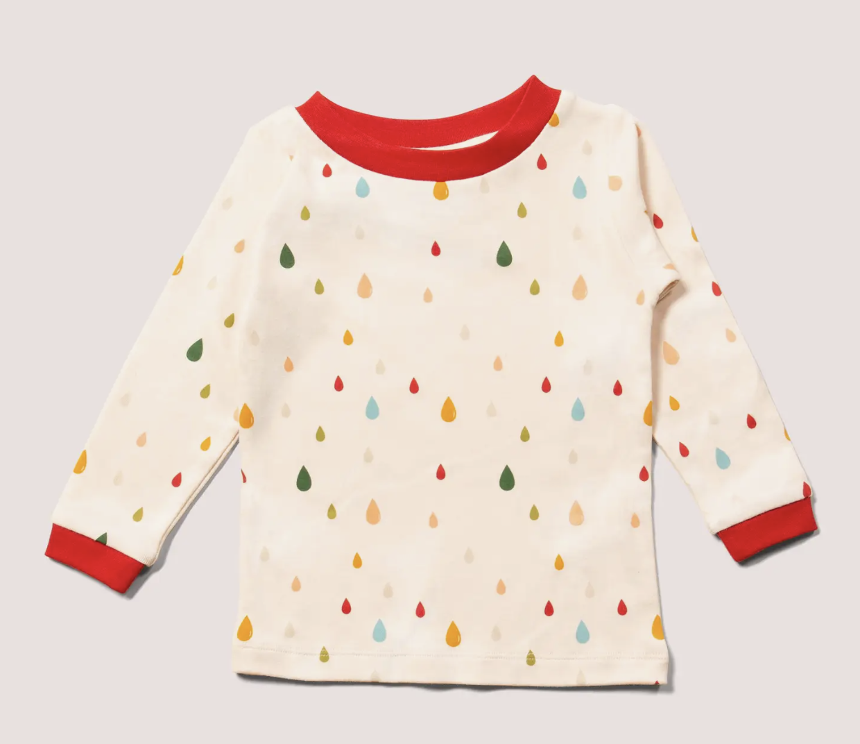 Drip Drop Printed Long Sleeve T-Shirt