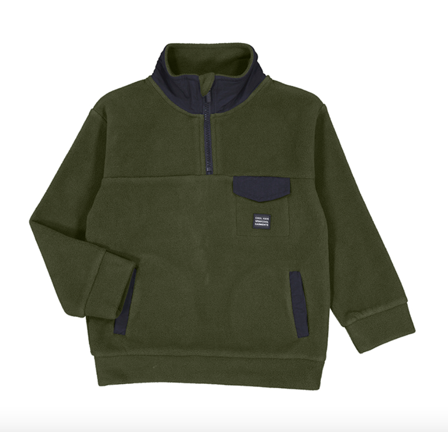 4426 oregano fleece pullover