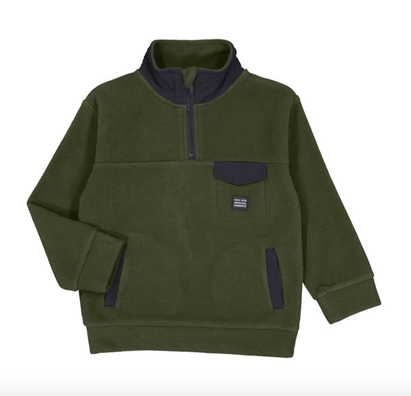 4426 oregano fleece pullover
