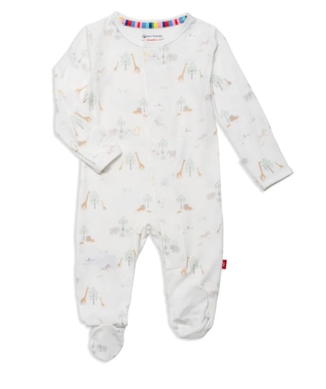 Magnetic Me white safari footie