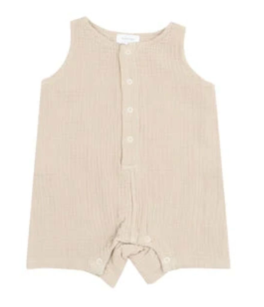 Shortie Muslin Overalls Angel Dear