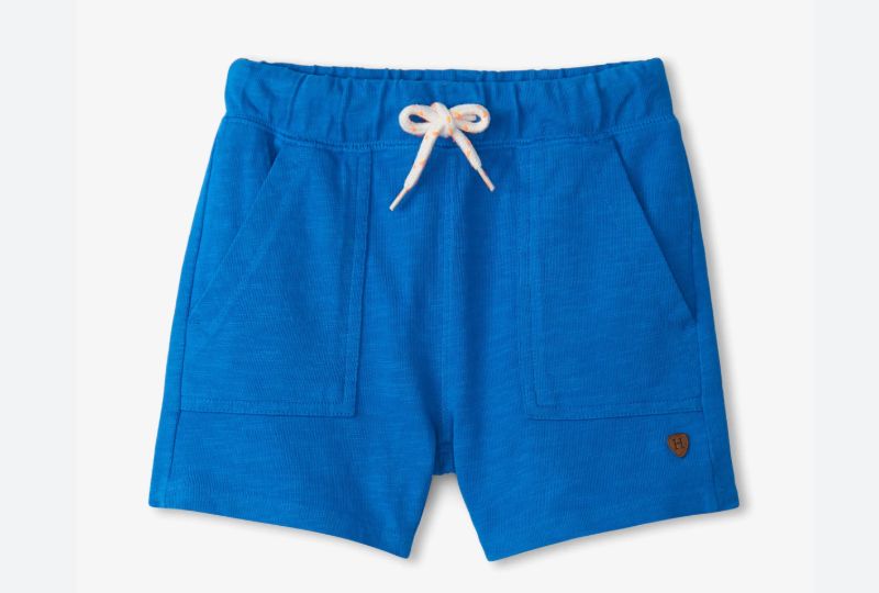 Deep Sky Blue Kanga Shorts