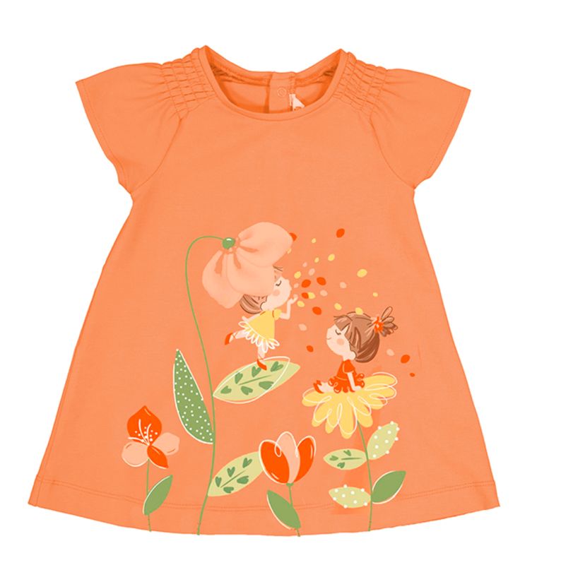 1929 printed fairies dress