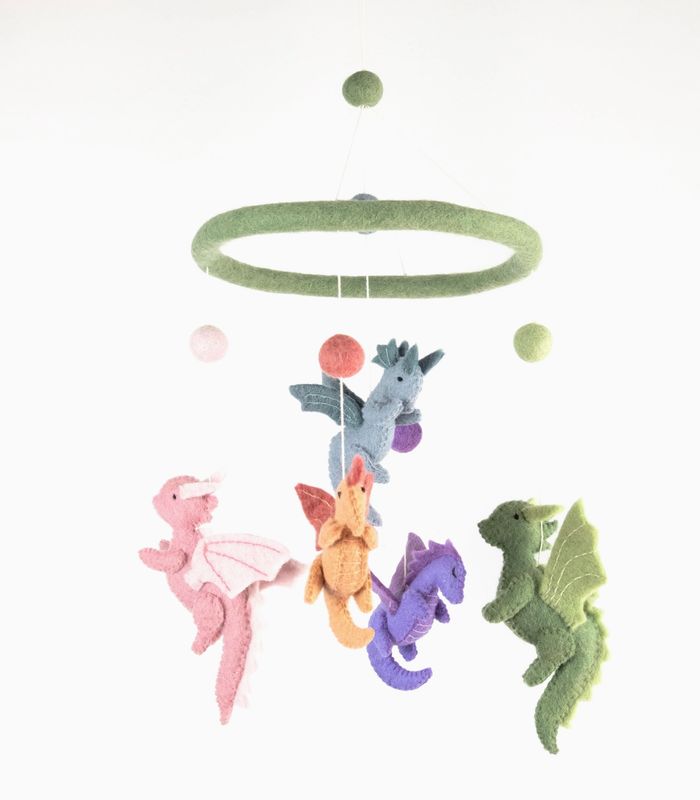 the winding road baby dragon mobile