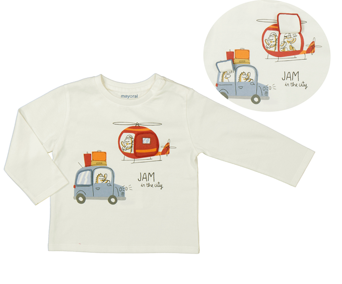 2038 helicopter &amp; truck tee
