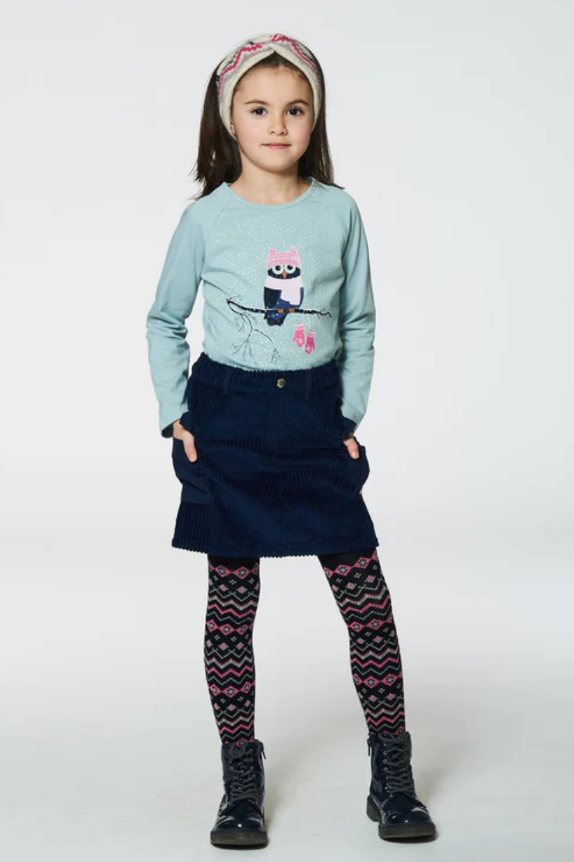 G20K80 Corduroy Straight Skirt